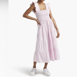 Hill House Pink & White Stripe Ellie Nap Dress